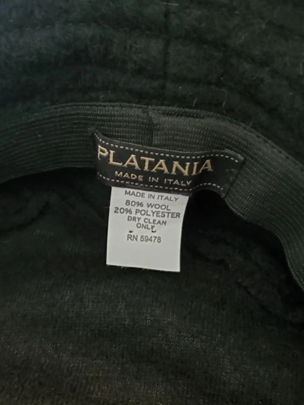 Platania Women’s Wool Blend Flower Rosette Winter Hat. Made in Italy